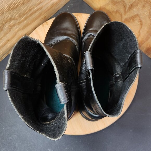 Justin Roper Boots Mens Black Leather Pull On Size 9 main image 7